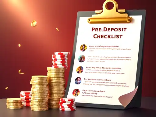 Deposit checklist visual for True Fortune Casino players