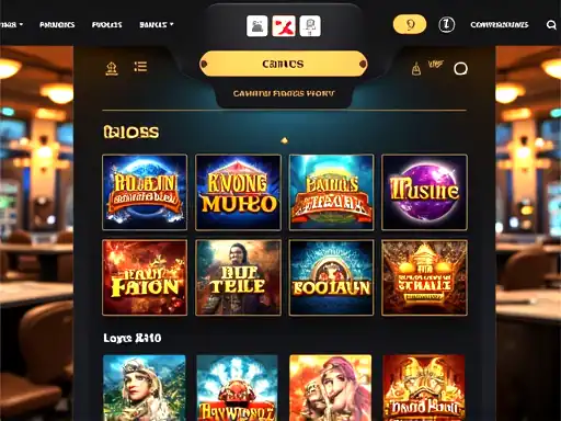 Online game category layout for True Fortune Casino