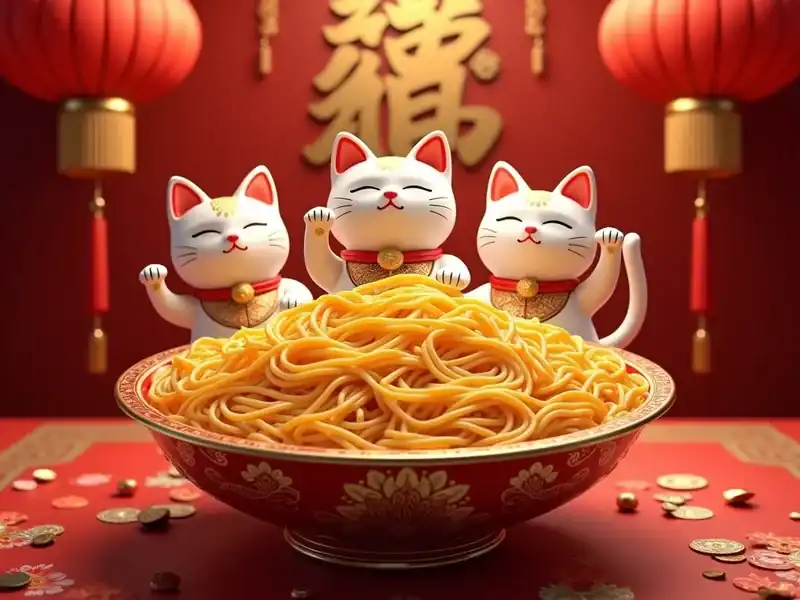 Temple of Noodles pokie artwork at True Fortune Casino